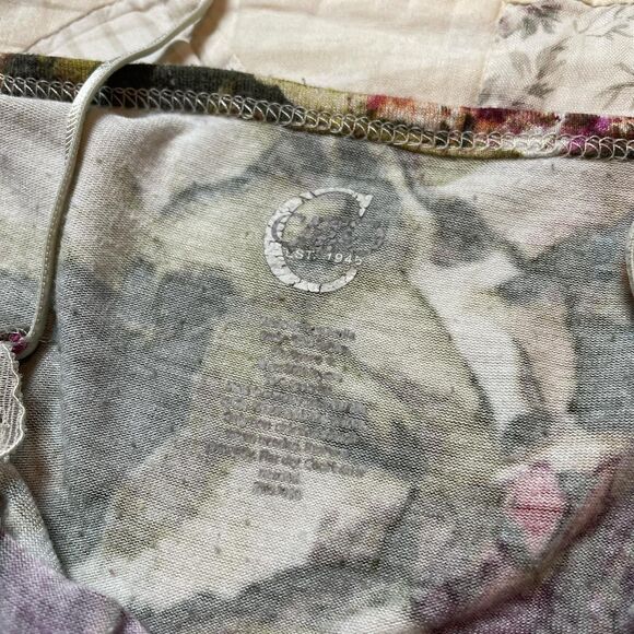 cato vintage y2k fairy floral sparkle lace trim babydoll style cami medium - Picture 3 of 7